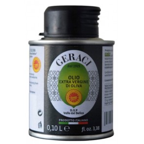 GERACI Olio extra vergine di oliva DOP ypač tyras alyvuogių aliejus 0.10 l 